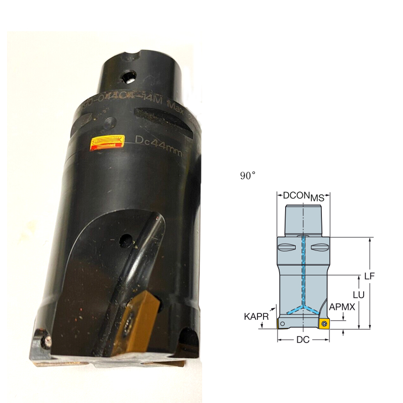 C5接口90度方肩铣