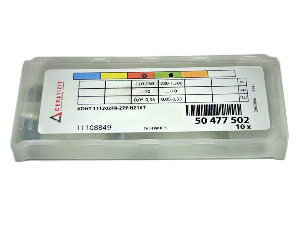 R0.8铝合金铣刀片XDHT 11T30