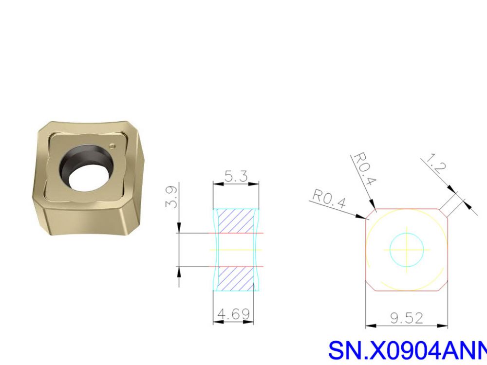 M5009面铣刀片S