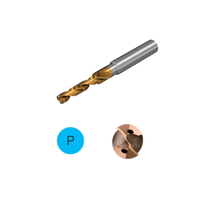 860-PM系列3.35-17.5MM钢件用整体硬质合金阶梯钻头