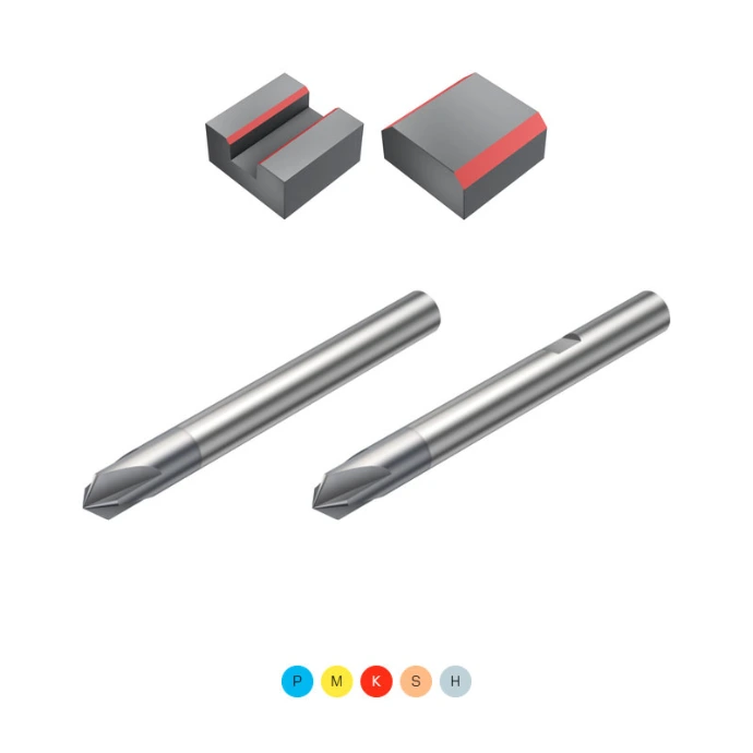 1C050倒角铣刀45/60°倒角铣削